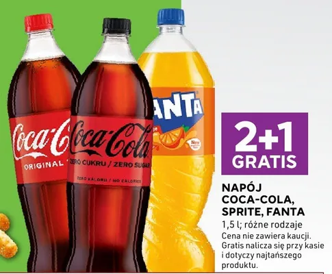 Napój gazowany Coca-Cola Zero Cukru promocja w Stokrotka