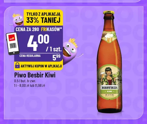 Piwo Bestbir Kiwi promocja w POLOmarket