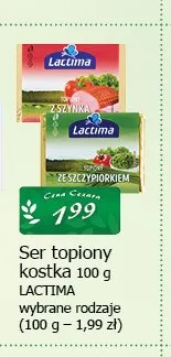 Ser topiony kostka Lactima promocja w CEZAR Delikatesy