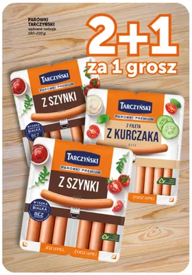 Parówki Tarczyński z szynki promocja w ABC