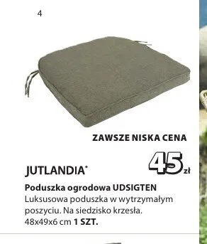 Poduszka ogrodowa Jutlandia Udsigten promocja w Jysk