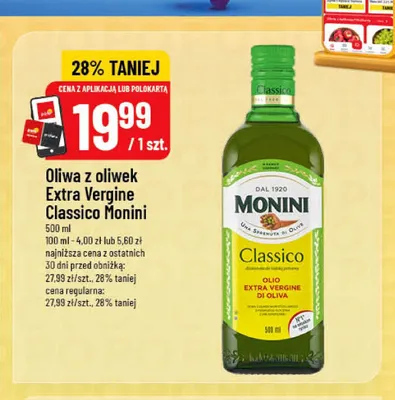 Oliwa z oliwek Extra Vergine Classico Monini promocja w POLOmarket