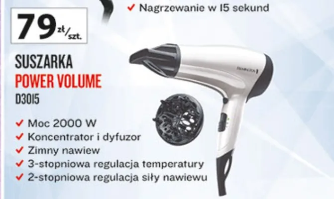 Suszarka Power Volume D5015 promocja w Auchan