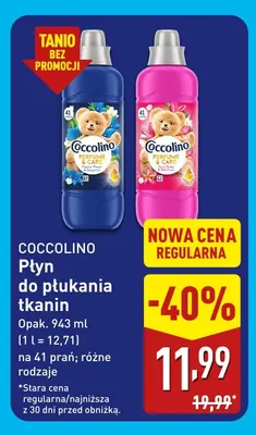Płyn do płukania tkanin Tiare Flower & Red Fruits Coccolino promocja w Aldi