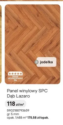 Panel winylowy SPC Dąb Lazaro promocja w Castorama