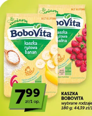 Kaszka ryżowa malina BoboVita promocja w ABC