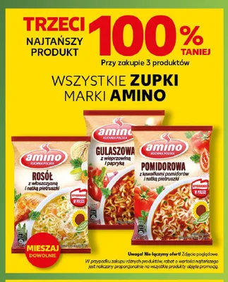 Zupa Amino Gulaszowa z wieprzowiną i papryką promocja w Kaufland