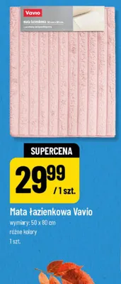 Mata łazienkowa Vavio 50x80 cm promocja w POLOmarket