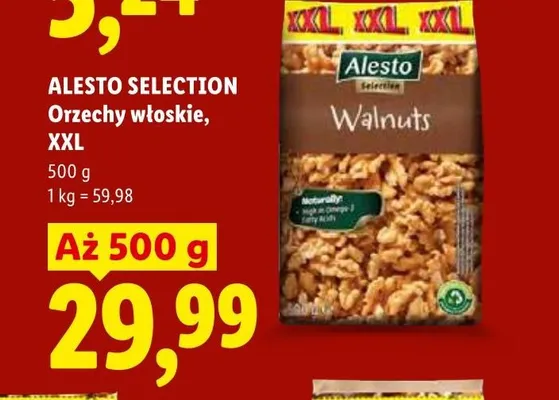 Orzechy włoskie XXL Alesto Selection promocja w Lidl