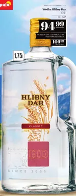 Wódka Hlibny Dar Classic promocja w POLOmarket