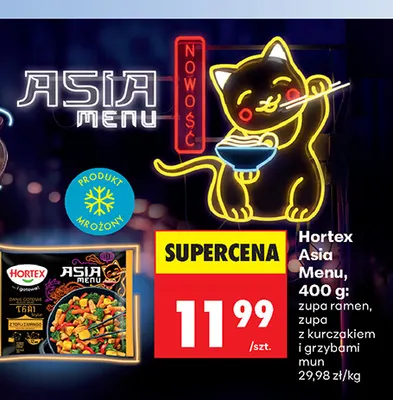 Hortex Asia Menu zupa ramen promocja w Biedronka