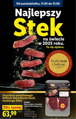 Steki z rostbefu z irlandzkiej wołowiny Black Angus Rzeźnik promocja w Lidl