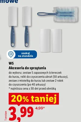 Zestaw 2 rolek do czyszczenia W5 promocja w Lidl