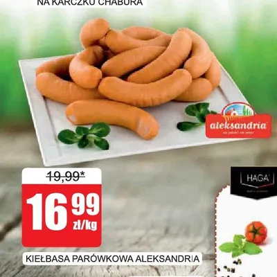 Kiełbasa parówkowa Aleksandria promocja w Bingo