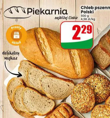 Chleb pszenno-żytni Polski promocja w Dino