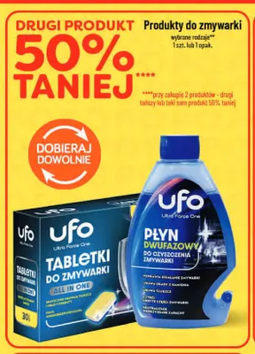 Płyn dwufazowy do czyszczenia zmywarki UFO promocja w POLOmarket