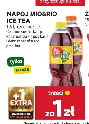 Napój Mio & Rio Ice Tea promocja w Stokrotka