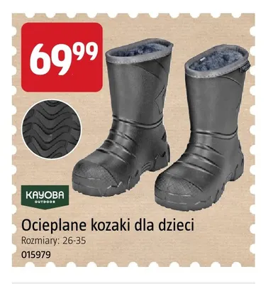 Ocieplane kozaki dla dzieci Kayoba Outdoor promocja w Jula