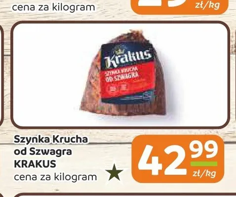 Szynka krucha od Szwagra Krakus promocja w Społem Częstochowa