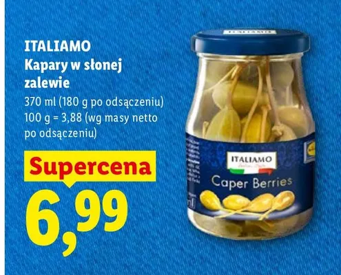 Kapary w słonej zalewie promocja w Lidl