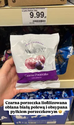 Czarna porzeczka liofilizowana promocja w Dino