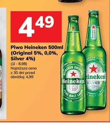 Piwo Heineken Original promocja w Hitpol