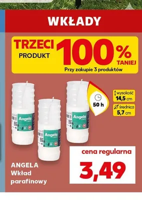 Wkład parafinowy ANGELA promocja w Kaufland