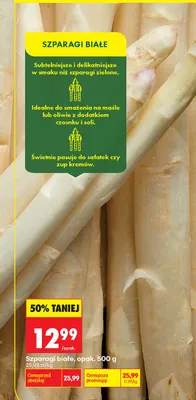 Szparagi białe promocja w Biedronka