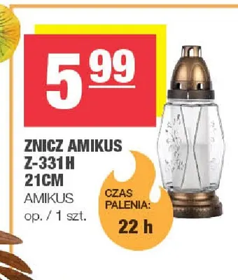 Znicz Amikus Z-331H 21 cm promocja w SPAR