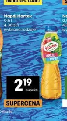 Napój Hortex Jabłko Mięta promocja w Delikatesy Centrum