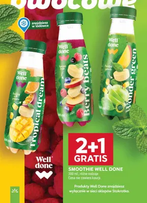 Smoothie Berrybeats promocja w Stokrotka