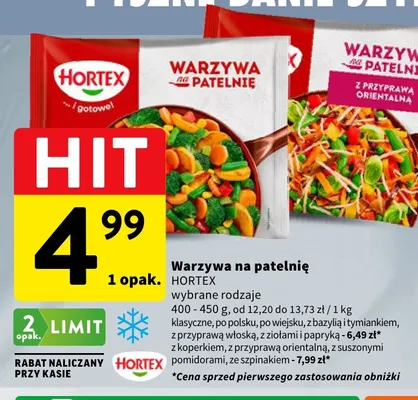 Warzywa na patelnię z ziołami i papryką Hortex promocja w Intermarche