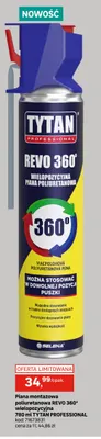 Piana montażowa poliuretanowa Revo 360° wielopozycyjna Tytan Professional promocja w Leroy Merlin