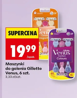 Maszynki do golenia Gillette Simply Venus 3 Comfort promocja w Biedronka