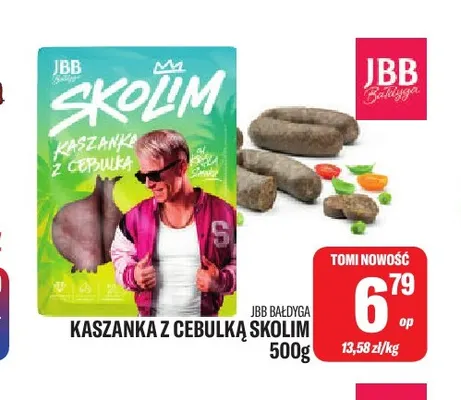 Kaszanka z cebulką Skolim promocja w Tomi Markt