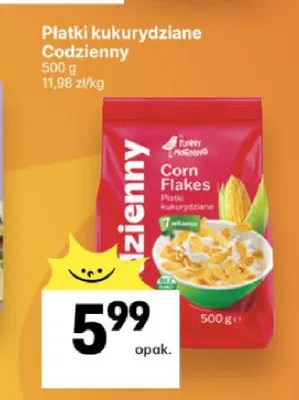 Płatki kukurydziane Codzienny promocja w Delikatesy Centrum