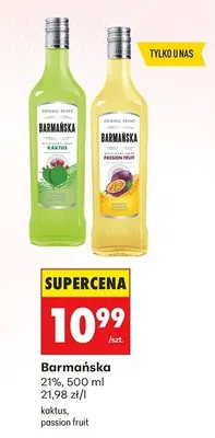Likier passion fruit promocja w Biedronka