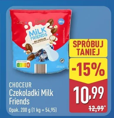 Czekoladki Milk Friends promocja w Aldi