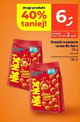 Orzeszki w panierce Lorenz Nic Nac's promocja w Dealz
