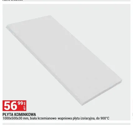Płyta kominkowa krzemianowo-wapniowa promocja w Merkury Market