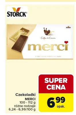 Czekoladki Merci Coffee & Cream promocja w Carrefour Market