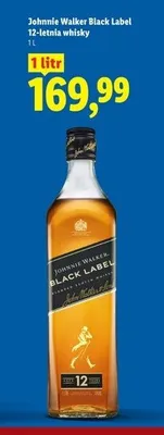 Whisky Johnnie Walker Black Label 12-letnia promocja w Lidl