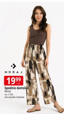 Spodnie damskie Moraj mix wzorów i kolorów promocja w Leclerc