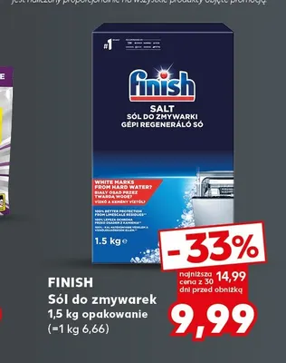 Sól do zmywarek Finish promocja w Kaufland
