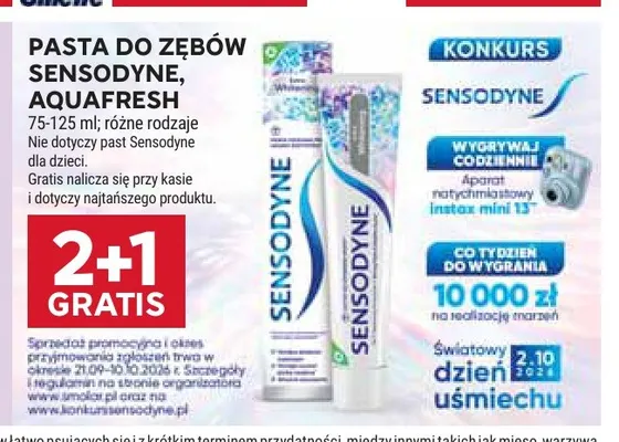 Pasta do zębów Aquafresh promocja w Stokrotka