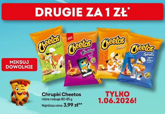 Chrupki Cheetos Pizza promocja w Żabka