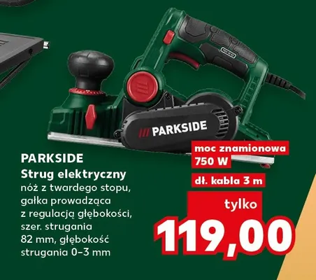 Strug elektryczny Parkside promocja w Kaufland
