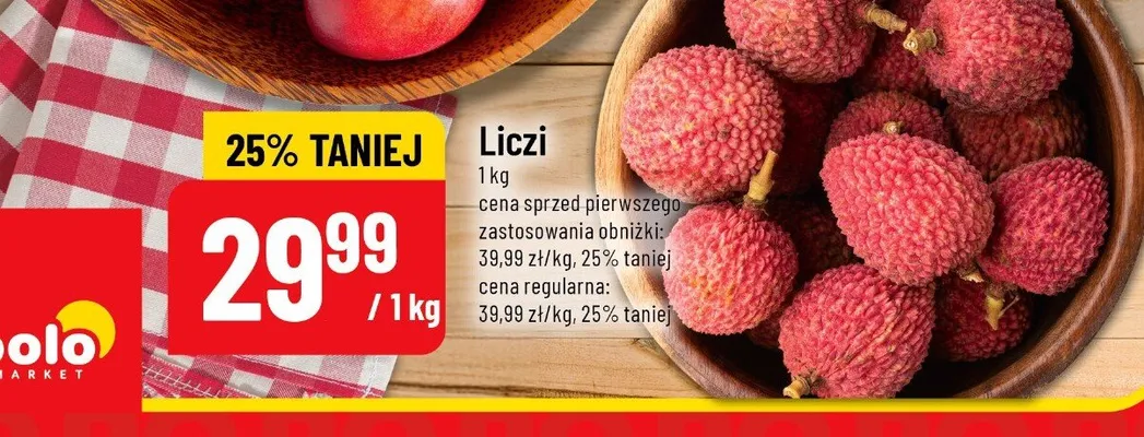 Liczi promocja w POLOmarket
