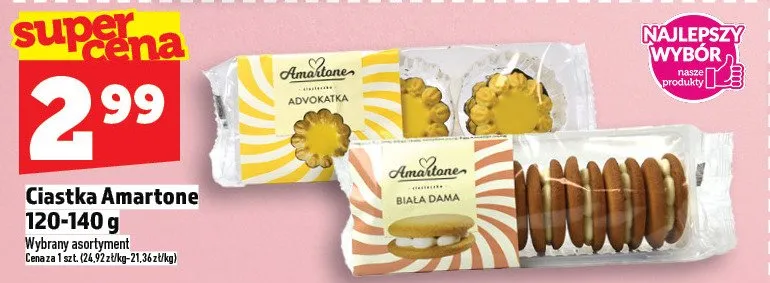 Ciastka amartone promocja w TOPAZ