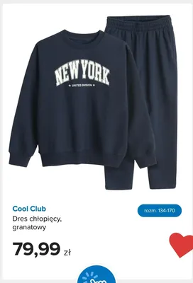 Dres chłopięcy Cool Club granatowy promocja w Smyk